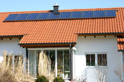 Solarthermieanlage Einfamilienhaus Oberpframmern
